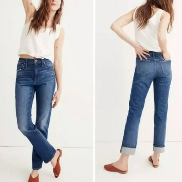 Madewell Denim - Madewell The Slim Boyjean Blue Denim Jeans Size 29